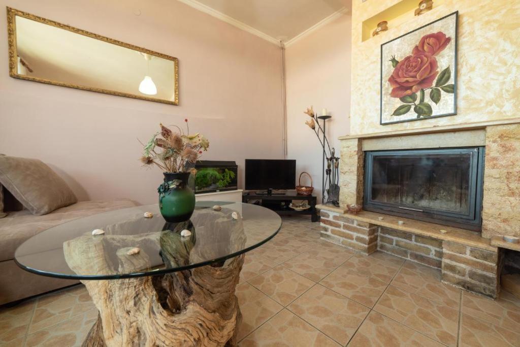 Menecrates Rustic - San Matteo Apartment Agios Matthaios  Ngoại thất bức ảnh